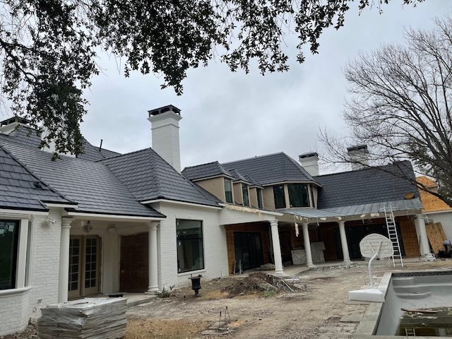 Roofing detail from a TRC North Texas project